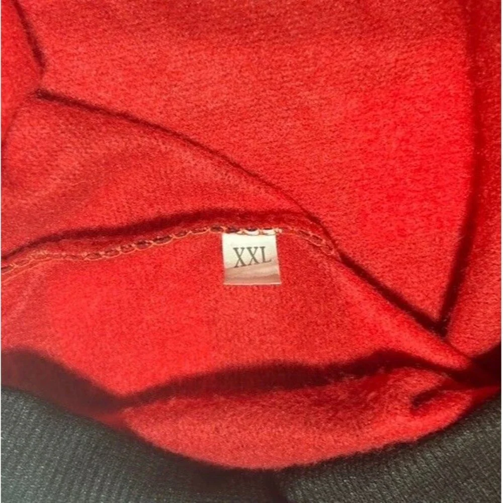 Red Black Plaid Dog Hoodie XXL Buffalo Pet Sweater Medium Large Dogs 45-70 LBS